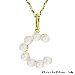 9K Yellow Gold  AAAA   Pearl  Pendant 0.20 pc,  Gold Wt. 0.25 Gms  0.200  Ct.