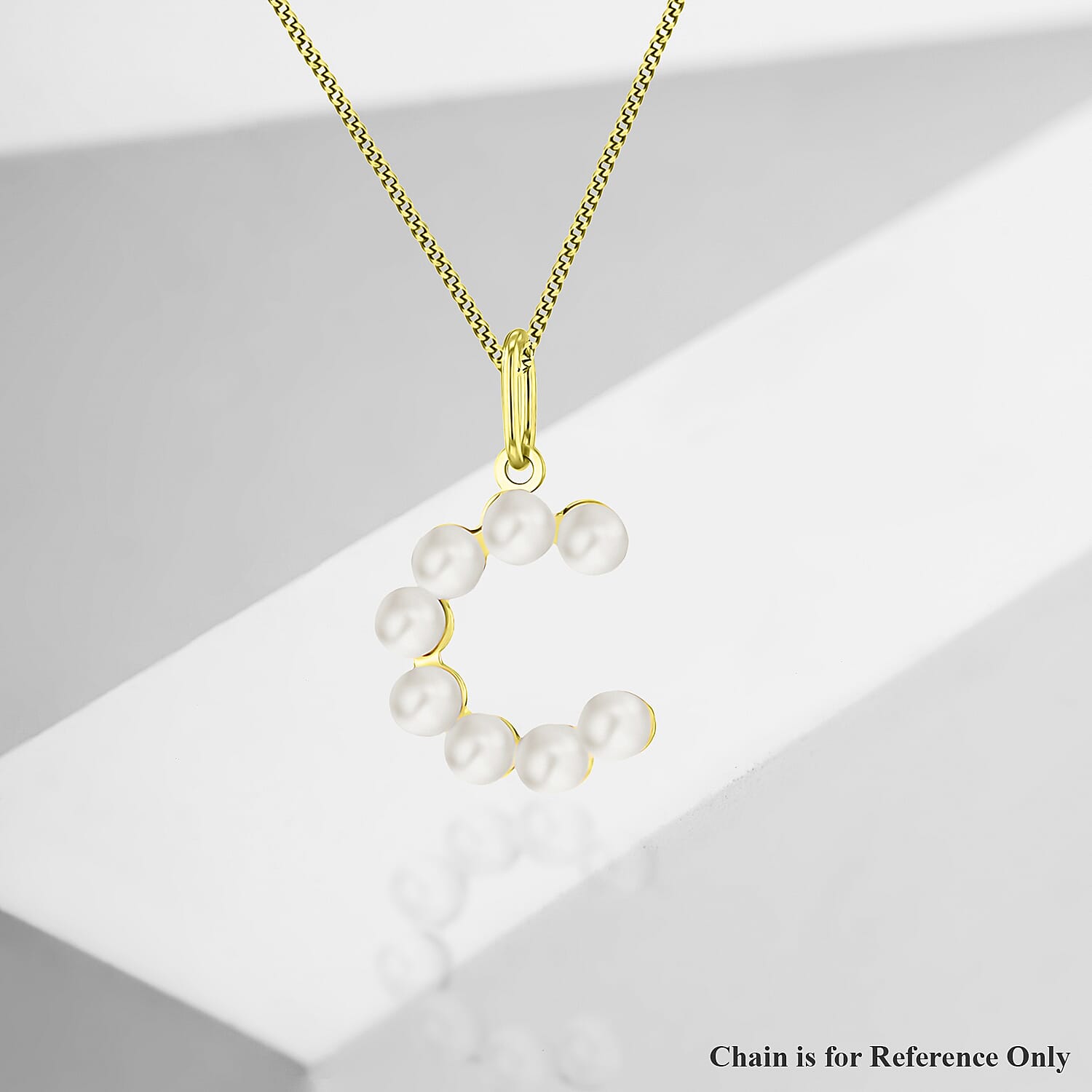 9K Yellow Gold  AAAA   Pearl  Pendant 0.20 pc,  Gold Wt. 0.25 Gms  0.200  Ct.