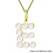 9K Yellow Gold  AAAA   Pearl  Pendant 0.20 pc,  Gold Wt. 0.25 Gms  0.200  Ct.