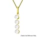 9K Yellow Gold  AAAA   Pearl  Pendant 0.20 pc,  Gold Wt. 0.25 Gms  0.200  Ct.