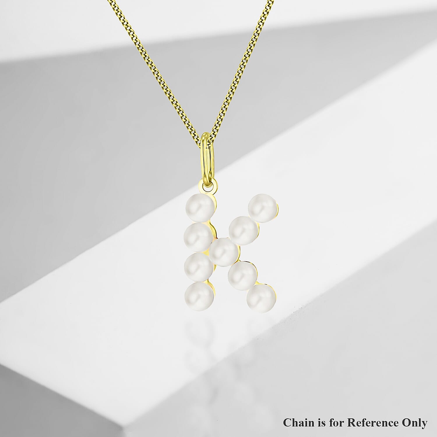 9K Yellow Gold  AAAA   Pearl  Pendant 0.20 pc,  Gold Wt. 0.25 Gms  0.200  Ct.