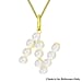 9K Yellow Gold  AAAA   Pearl  Pendant 0.20 pc,  Gold Wt. 0.25 Gms  0.200  Ct.
