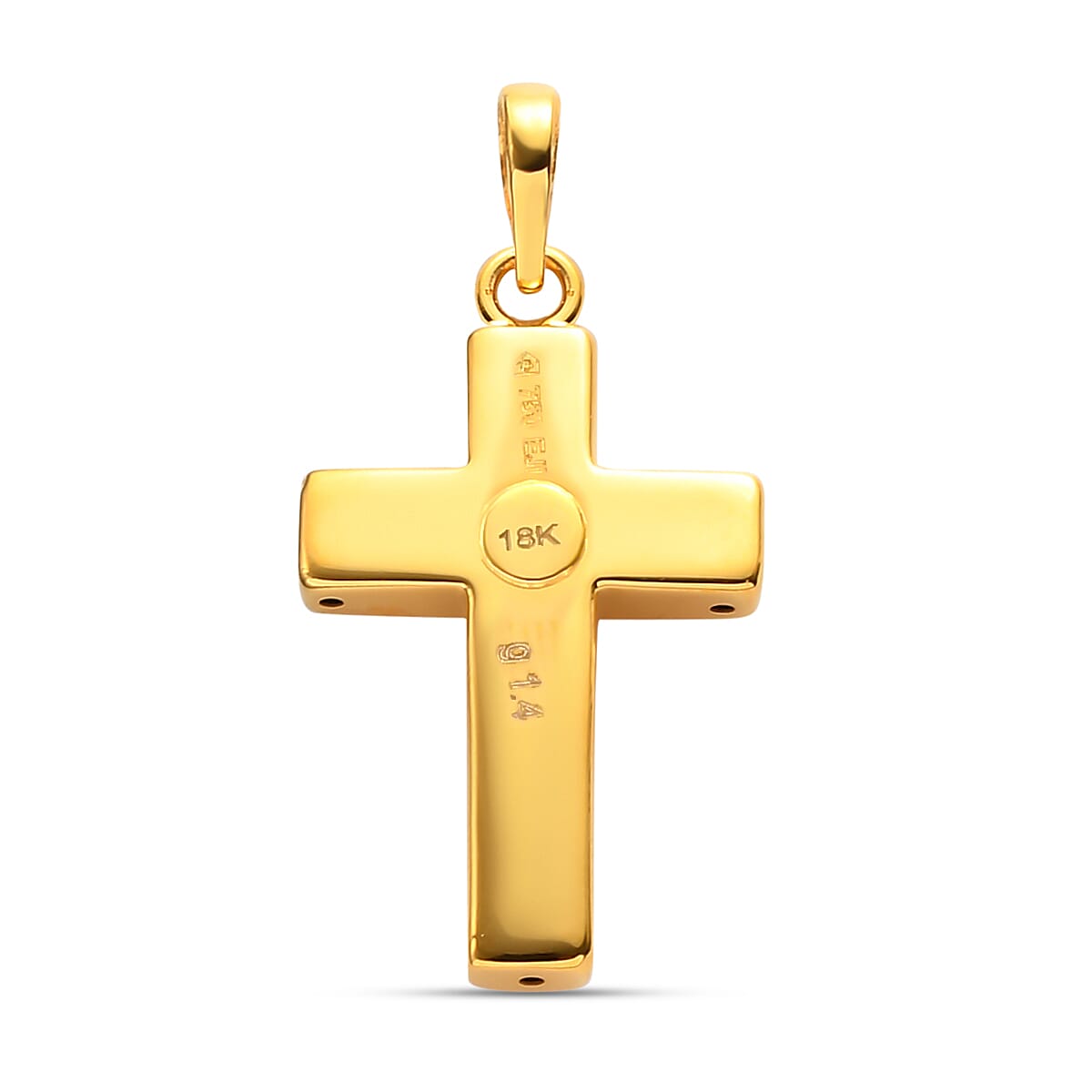 18K Yellow Gold Cross Pendant