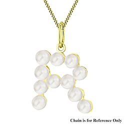 9K Yellow Gold  AAAA   Pearl  Pendant 0.20 pc,  Gold Wt. 0.25 Gms  0.200  Ct.