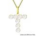 9K Yellow Gold  AAAA   Pearl  Pendant 0.20 pc,  Gold Wt. 0.25 Gms  0.200  Ct.