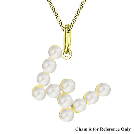 9K Yellow Gold  AAAA   Pearl  Pendant 0.20 pc,  Gold Wt. 0.25 Gms  0.200  Ct.