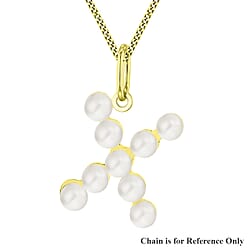 9K Yellow Gold  AAAA   Pearl  Pendant 0.20 pc,  Gold Wt. 0.25 Gms  0.200  Ct.