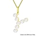 9K Yellow Gold  AAAA   Pearl  Pendant 0.20 pc,  Gold Wt. 0.25 Gms  0.200  Ct.