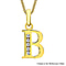 9K Yellow Gold  A   Cubic Zirconia  Pendant 0.07 ct,  Gold Wt. 0.54 Gms  0.070  Ct.