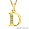 9K Yellow Gold  A   Cubic Zirconia  Pendant 0.07 ct,  Gold Wt. 0.53 Gms  0.070  Ct.