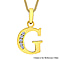 9K Yellow Gold  A   Cubic Zirconia  Pendant 0.07 ct,  Gold Wt. 0.49 Gms  0.070  Ct.