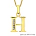 9K Yellow Gold  A   Cubic Zirconia  Pendant 0.07 ct,  Gold Wt. 0.57 Gms  0.070  Ct.