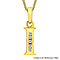 9K Yellow Gold  A   Cubic Zirconia  Pendant 0.07 ct,  Gold Wt. 0.36 Gms  0.070  Ct.