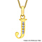 9K Yellow Gold  A   Cubic Zirconia  Pendant 0.07 ct,  Gold Wt. 0.35 Gms  0.070  Ct.