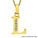 9K Yellow Gold  A   Cubic Zirconia  Pendant 0.07 ct,  Gold Wt. 0.37 Gms  0.070  Ct.