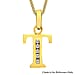 9K Yellow Gold  A   Cubic Zirconia  Pendant 0.07 ct,  Gold Wt. 0.39 Gms  0.070  Ct.