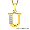 9K Yellow Gold  A   Cubic Zirconia  Pendant 0.07 ct,  Gold Wt. 0.51 Gms  0.070  Ct.