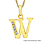 9K Yellow Gold  A   Cubic Zirconia  Pendant 0.07 ct,  Gold Wt. 0.57 Gms  0.070  Ct.