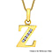 9K Yellow Gold  A   Cubic Zirconia  Pendant 0.07 ct,  Gold Wt. 0.55 Gms  0.070  Ct.