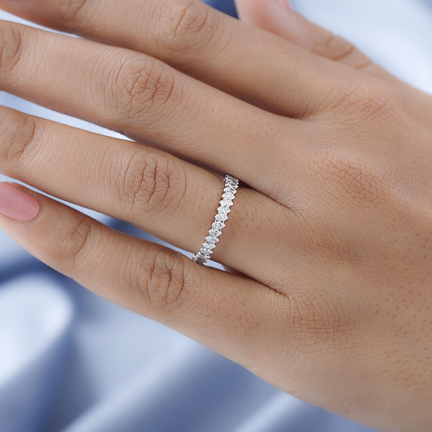 RHAPSODY 950 Platinum (IGI Certified Diamond (VS-E-F) Full Eternity Ring 1.25 Ct.