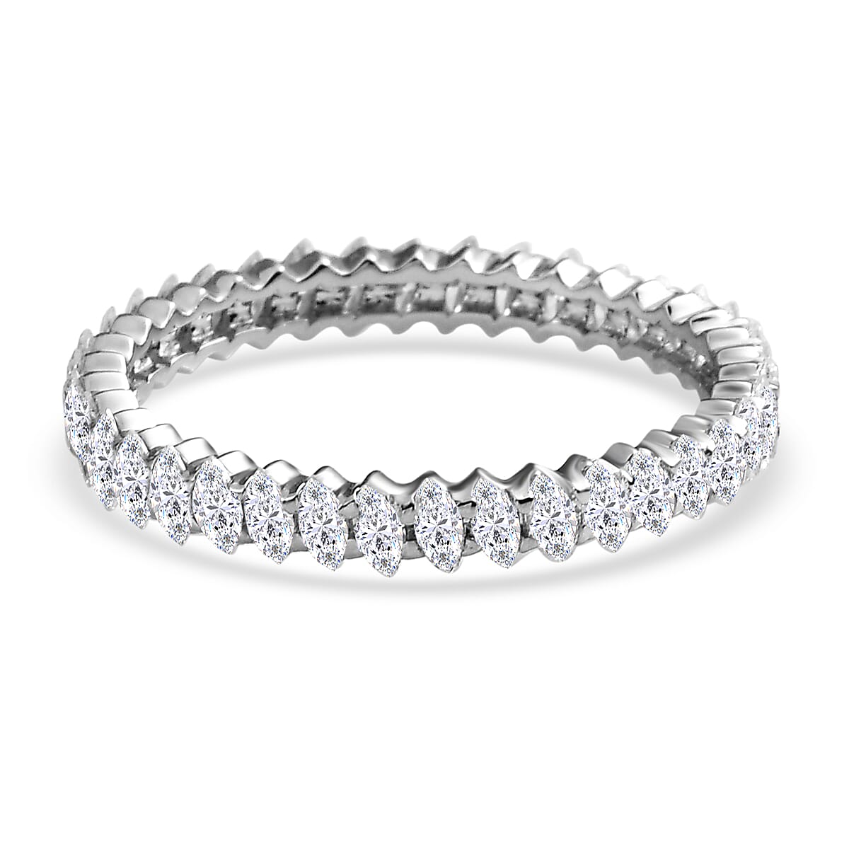 RHAPSODY 950 Platinum (IGI Certified Diamond (VS-E-F) Full Eternity Ring 1.25 Ct.