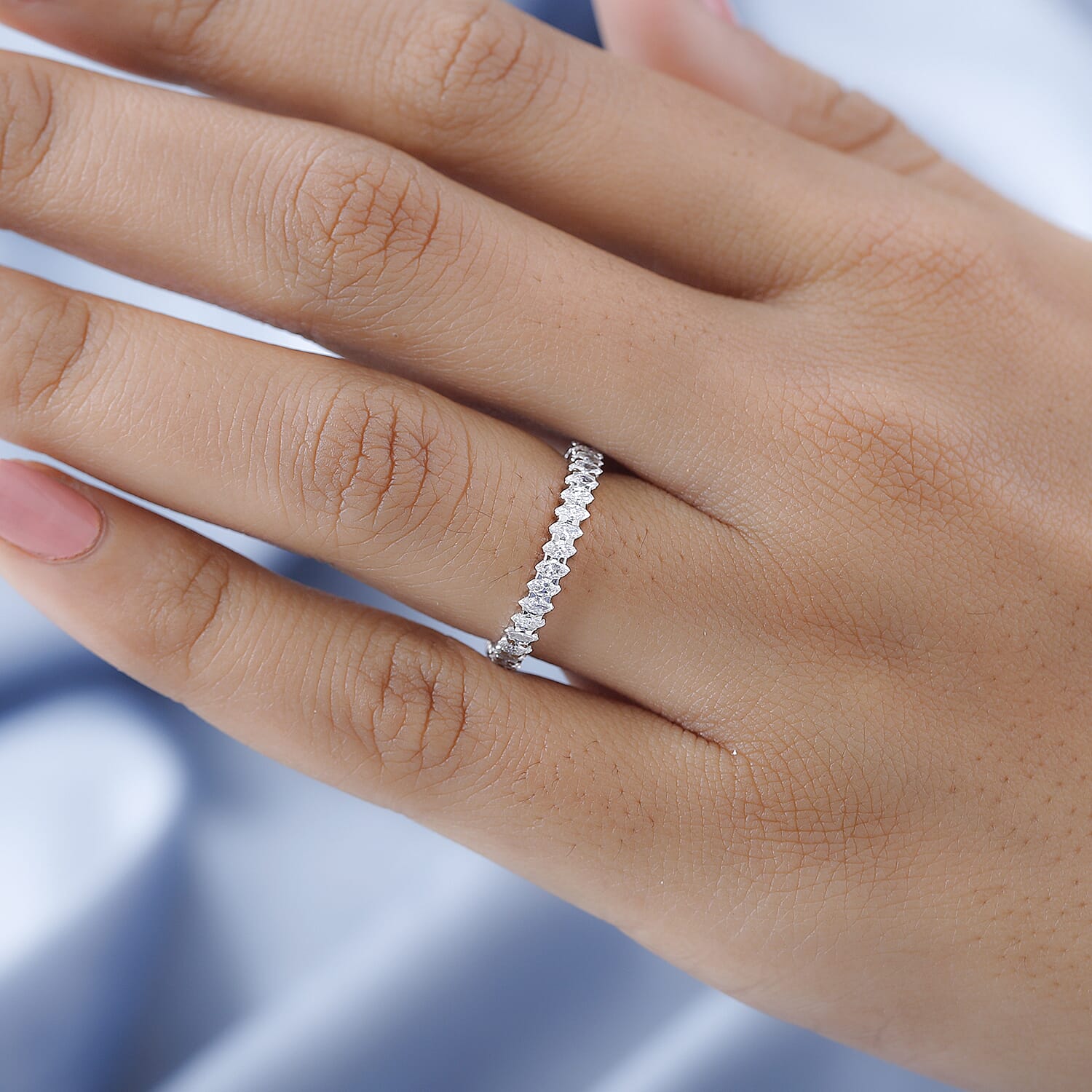 RHAPSODY 950 Platinum (IGI Certified Diamond (VS-E-F) Full Eternity Ring 1.25 Ct.