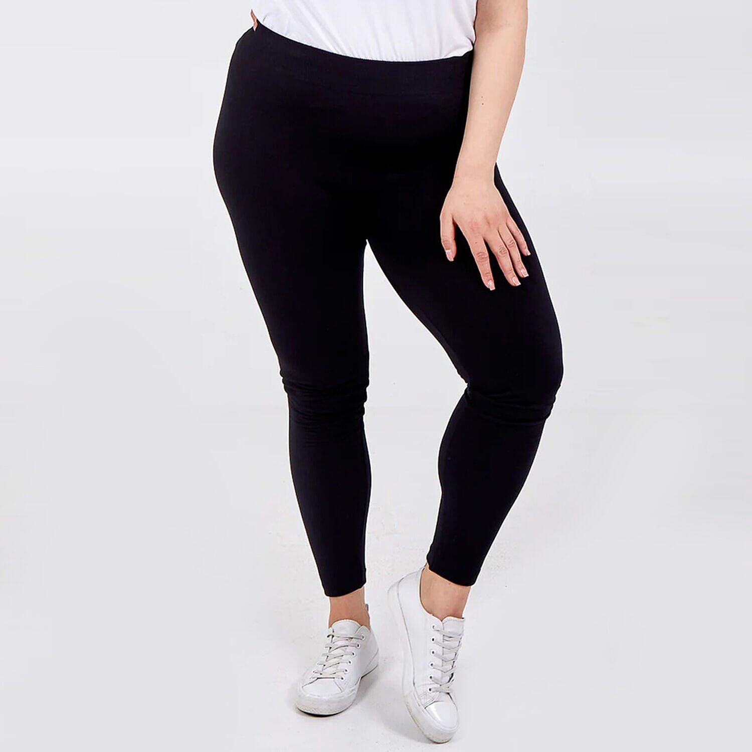 Black leggings size on sale 20