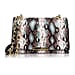 Rome Closeout - Snake Crossbody Bag - Black