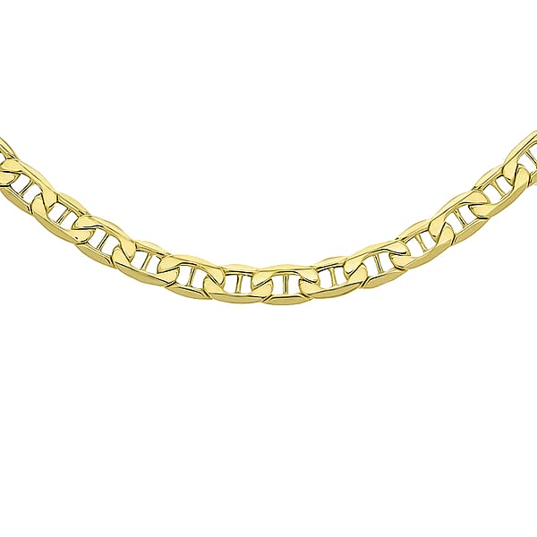 Italian Made Close Out - 9K Yellow Gold Rambo Necklace (Size - 20) With ...