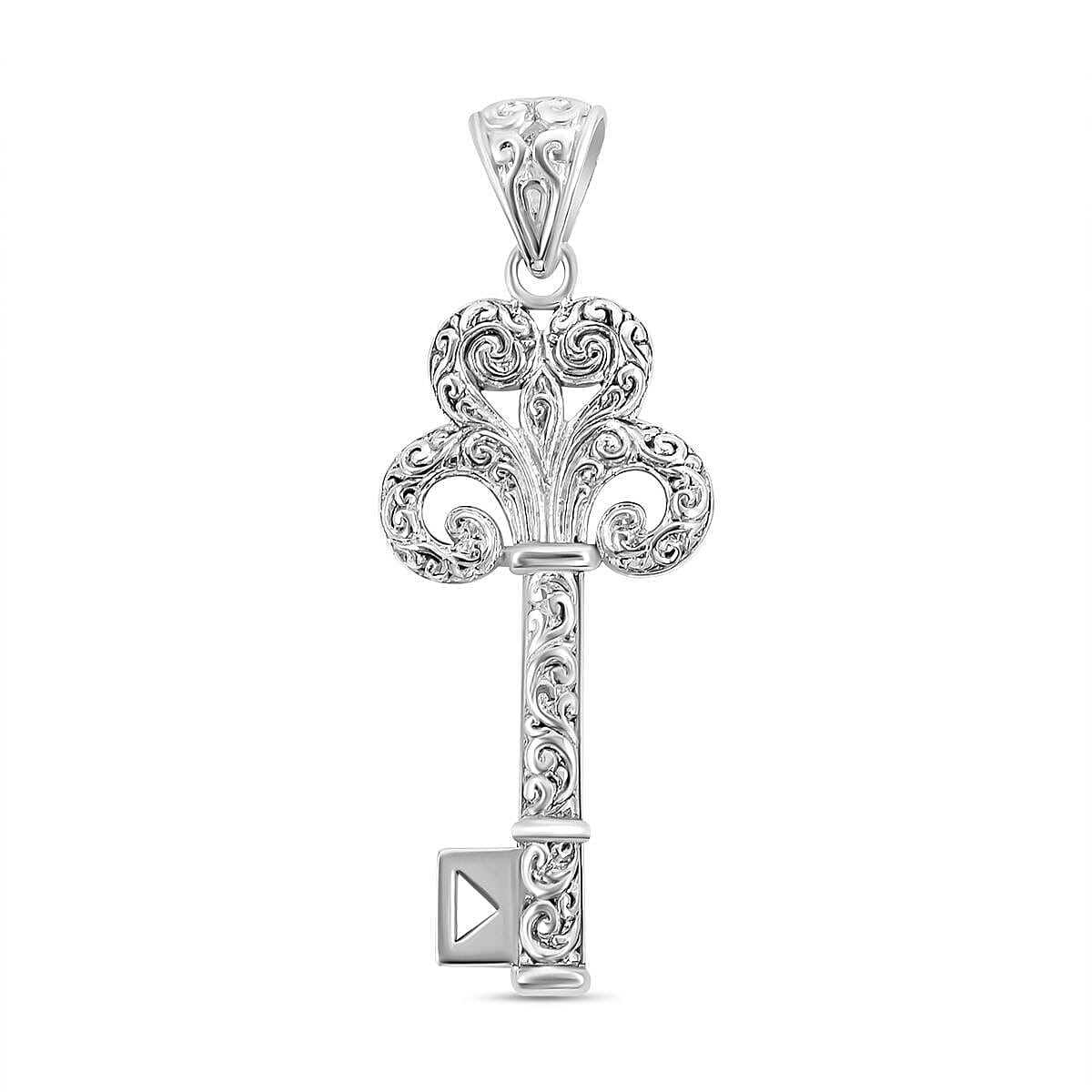 Royal Bali Closeout Collection - Sterling Silver Key Pendant