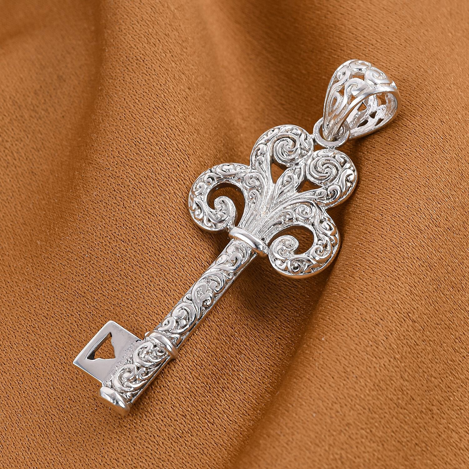 Royal Bali Closeout Collection - Sterling Silver Key Pendant