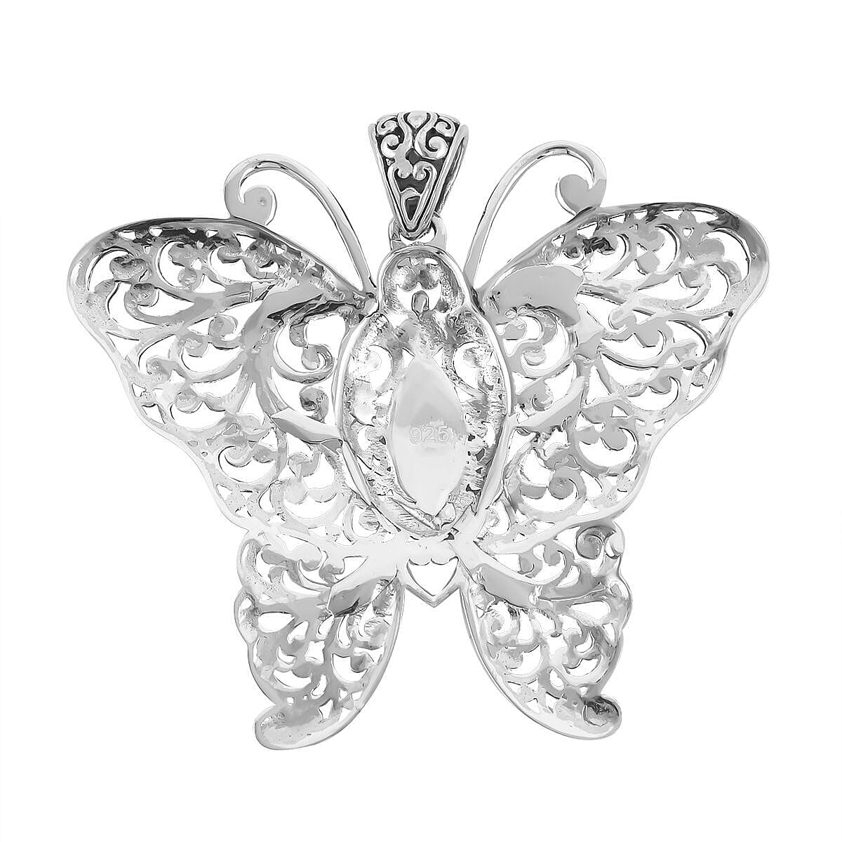 Royal Bali Closeout Collection - Sterling Silver Butterfly Pendant Silver Wt. 9.80 Gms