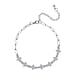 White Cubic Zirconia Bracelet (Size - 7.5) Pure White Brass 10.00 ct 10.000 Ct.