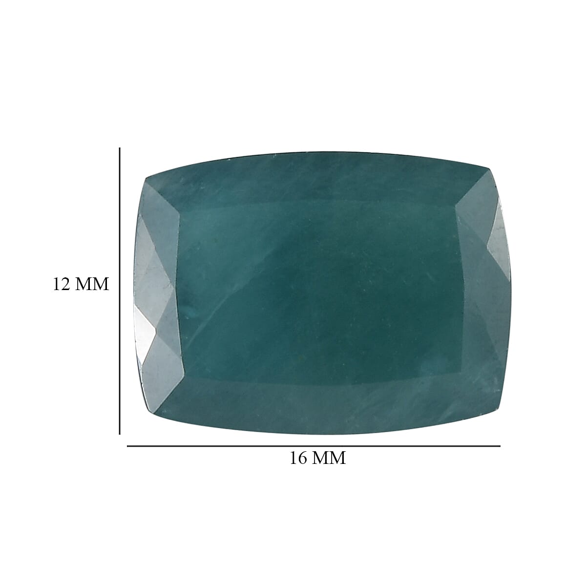 IGI Certified Natural Grandidierite Cushion 16x12 mm 10.43 Ct.