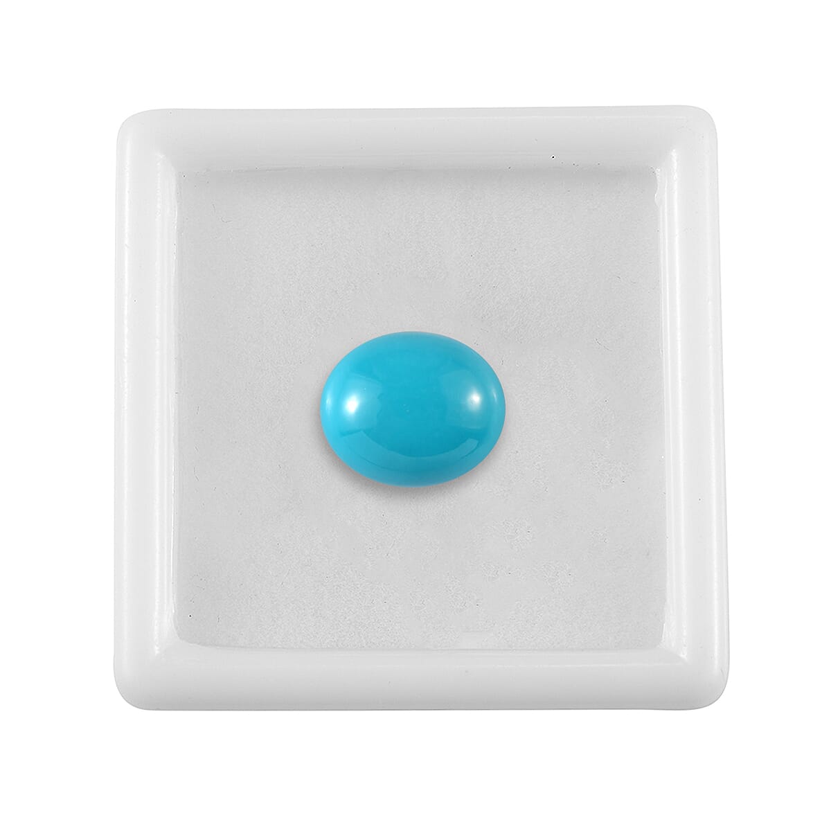 AA Quality Sleeping Beauty Turquoise Oval 12x10 mm 4.56 Ct