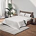 Set of 4 - Homesmart - Wrinkle Resistant Solid Sheet, Fitted Sheet and Pillowcases (Size - Double) - White