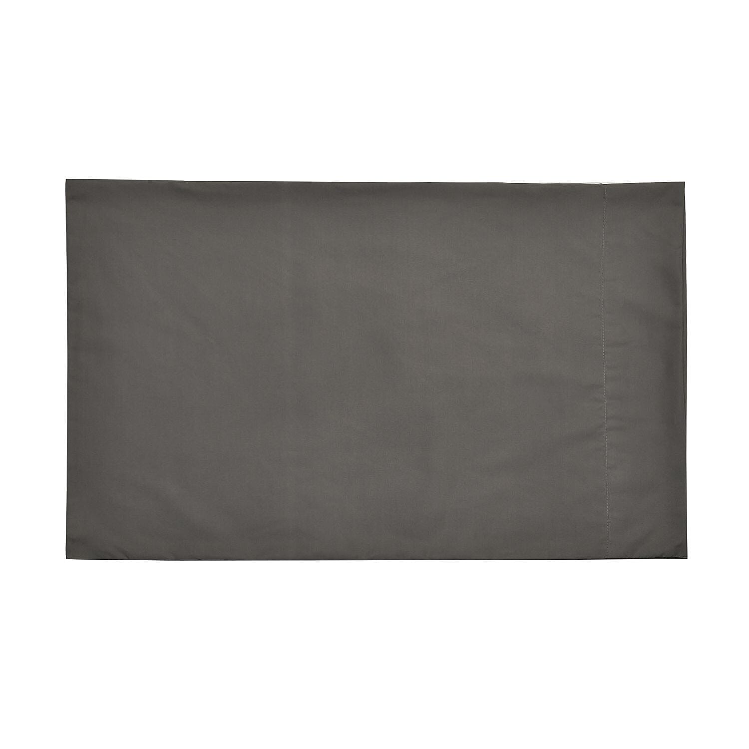 Set of 4 - Homesmart - Wrinkle Resistant Solid Sheet, Fitted Sheet and Pillowcases (Size - Double) - White