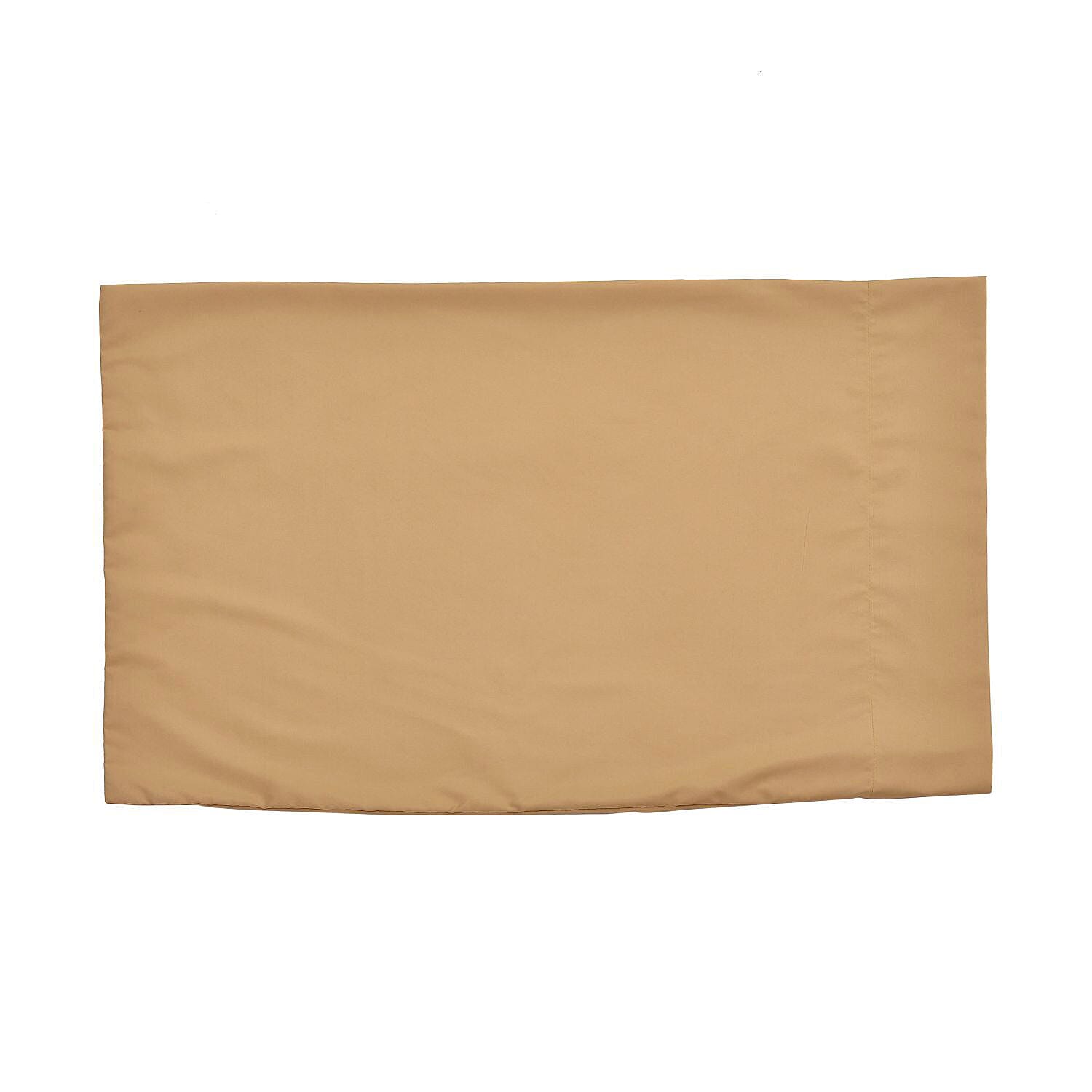 Set of 4 - Homesmart - Wrinkle Resistant Solid Sheet, Fitted Sheet and Pillowcases (Size - Double) - White