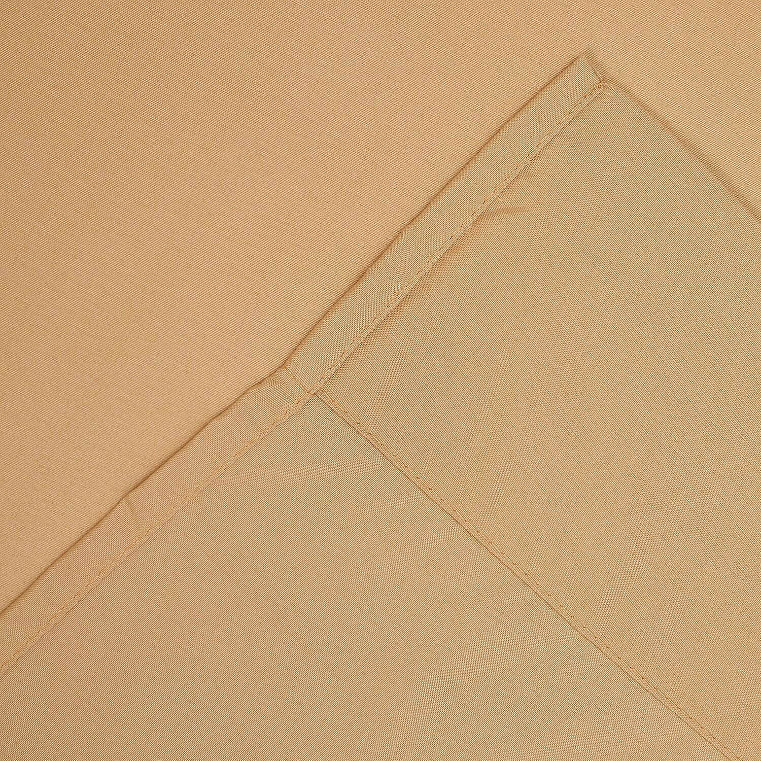 Set of 4 - Homesmart - Wrinkle Resistant Solid Sheet, Fitted Sheet and Pillowcases (Size - Double) - White