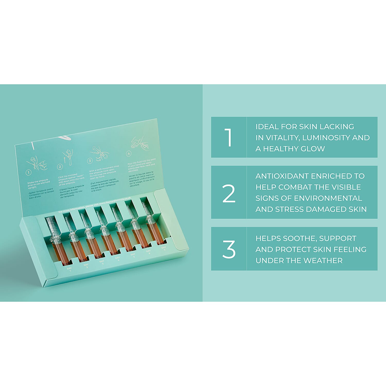 Doctors Formula Autumn Skin Soothers : Pick Me Up Ampoules, Probiotic ADV Overnight Serum and Probiotic ADV 8 Hour Night Moisturiser