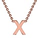 9K Rose Gold  NecklaceE (Size - 15),  Gold Wt. 0.65 Gms