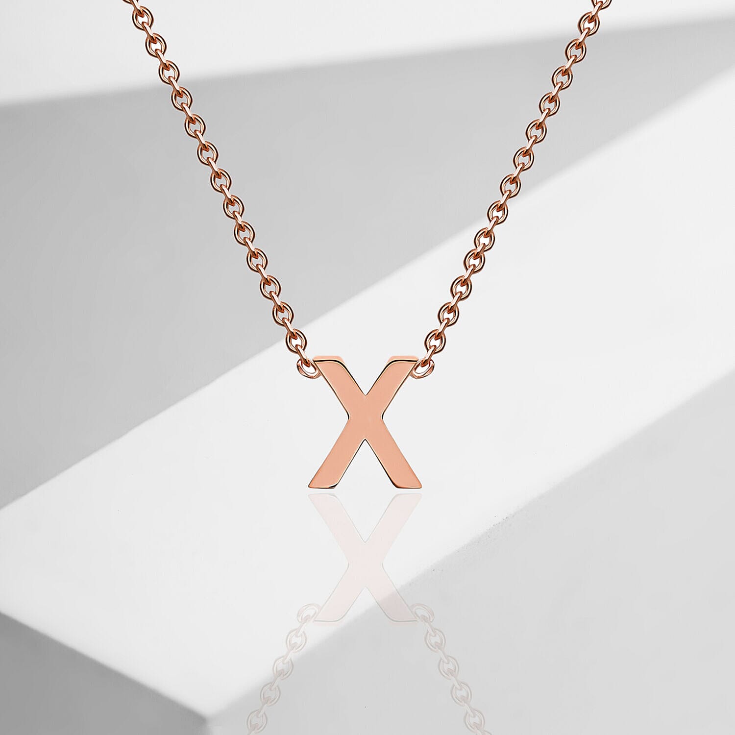 9K Rose Gold  NecklaceE (Size - 15),  Gold Wt. 0.65 Gms
