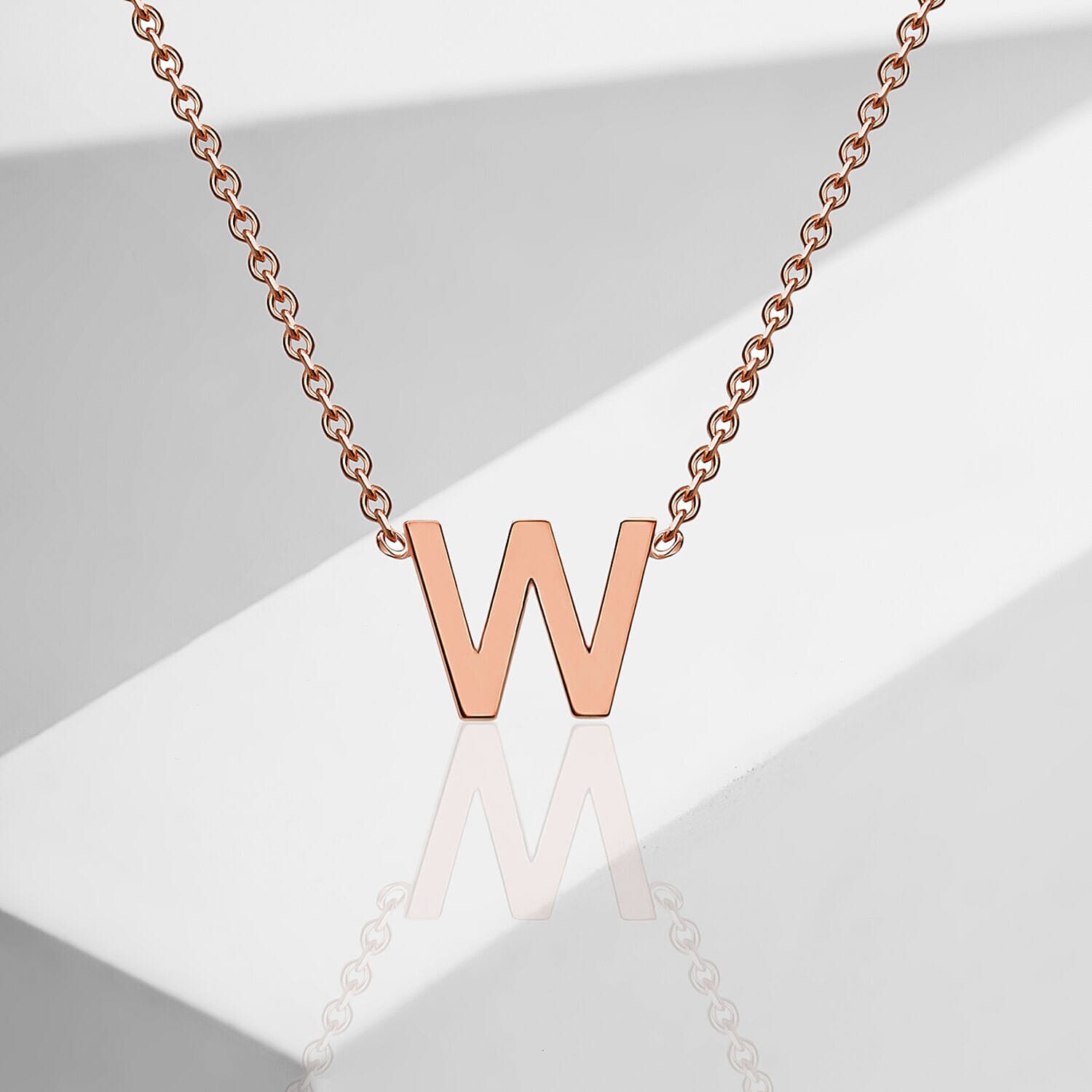 9K Rose Gold  NecklaceE (Size - 15),  Gold Wt. 0.65 Gms