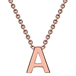 9K Rose Gold  NecklaceE (Size - 15),  Gold Wt. 0.65 Gms