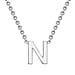 9K White Gold  NecklaceE (Size - 15),  Gold Wt. 0.74 Gms