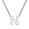 9K White Gold  NecklaceE (Size - 15),  Gold Wt. 0.74 Gms
