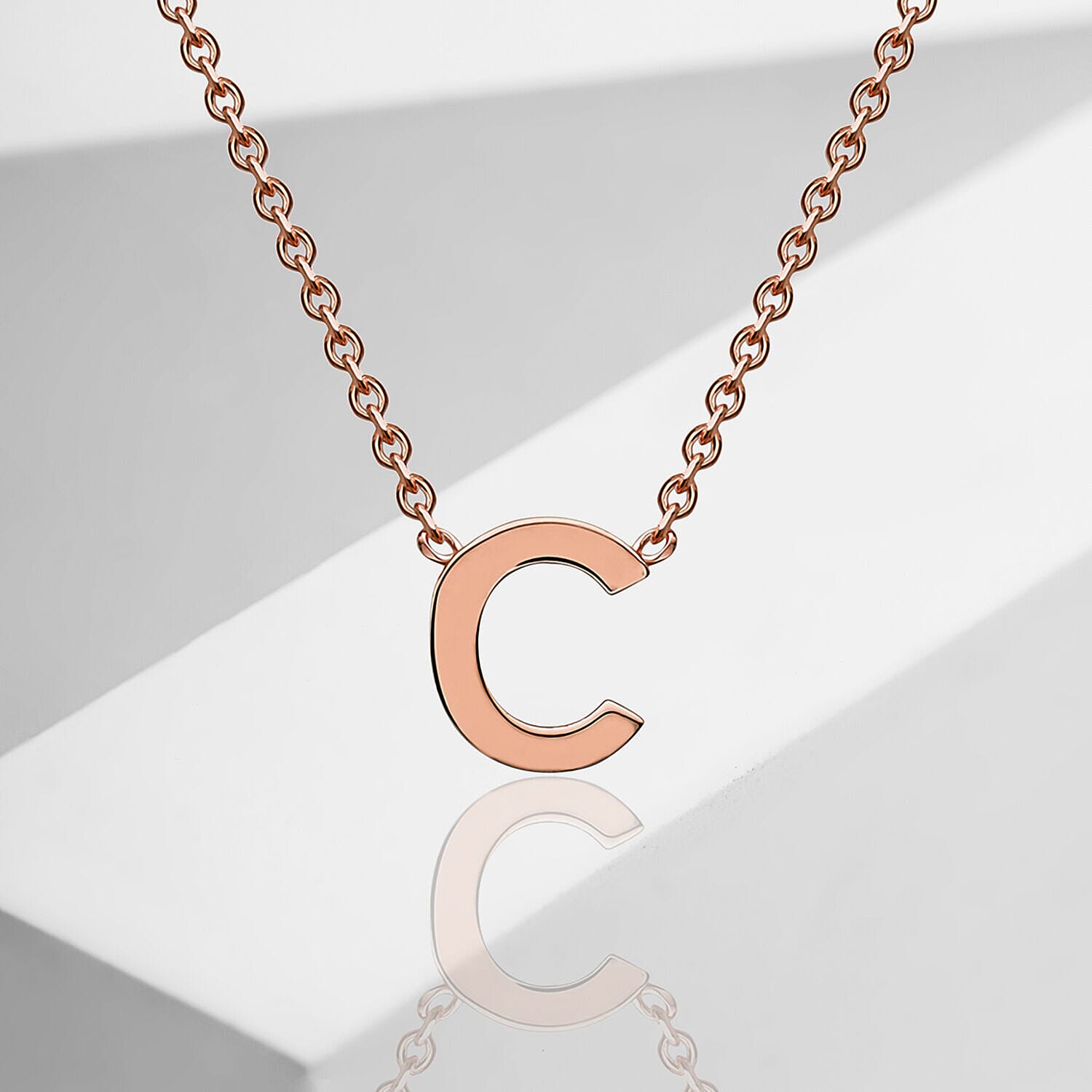 9K Rose Gold  NecklaceE (Size - 15),  Gold Wt. 0.65 Gms