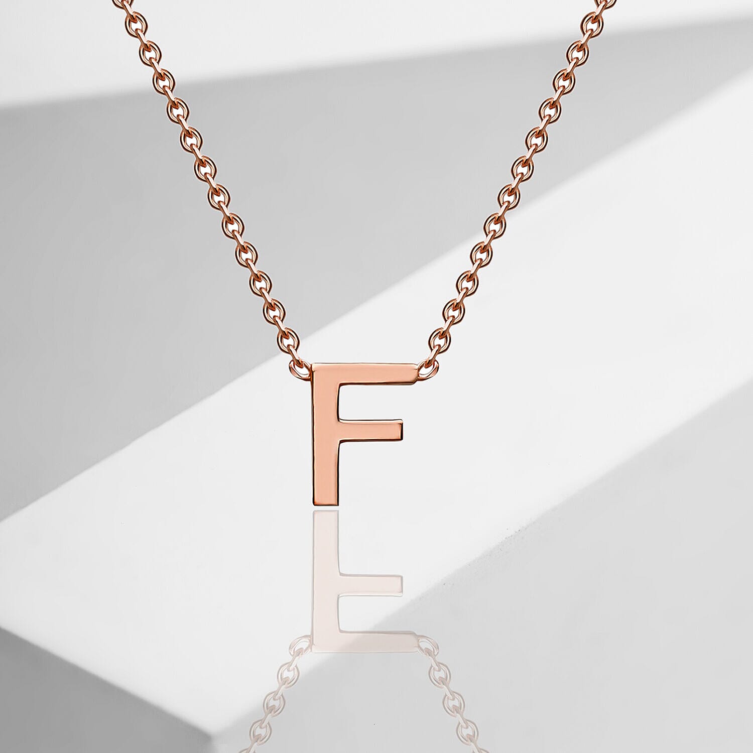 9K Rose Gold  NecklaceE (Size - 15),  Gold Wt. 0.65 Gms