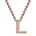 9K Rose Gold  NecklaceE (Size - 15),  Gold Wt. 0.65 Gms