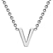 9K White Gold  NecklaceE (Size - 15),  Gold Wt. 0.74 Gms